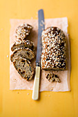 Apricot bread with cumin