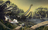 Shingopana dinosaurs, illustration