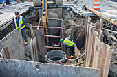 Sewer construction