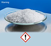 Magnesium sulphate with hazard pictograms