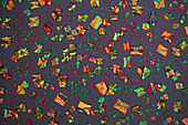 Copper chloride, polarised light micrograph