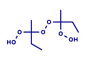 Methyl ethyl ketone peroxide explosive molecule