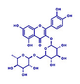 Rutin molecule, illustration