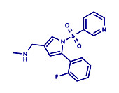 Vonoprazan drug molecule, illustration