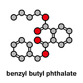 Benzyl butyl phthalate, illustration