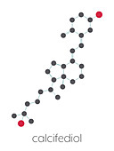 Calcifediol molecule, illustration