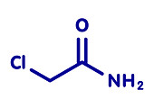 Chloroacetamide preservative molecule, illustration