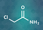 Chloroacetamide preservative molecule, illustration