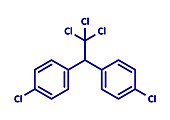 DDT molecule, illustration