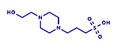 HEPPS buffering agent molecule, illustration