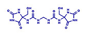 Imidazolidinyl urea antimicrobial molecule, illustration