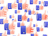 Thumbs up, illustration