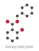 Benzyl salicylate molecule, illustration