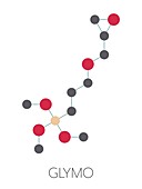 GLYMO organosilane molecule, illustration