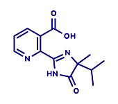 Imazapyr herbicide molecule, illustration