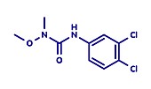 Linuron herbicide molecule, illustration