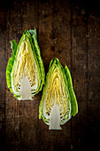 Cabbage cut in Half