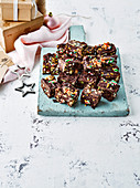 Family, homemade gifts Chrismtas rocky road