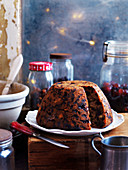 Chocolate stout steamed pudding