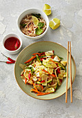 Asian salad with cabbage