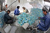 Salt packaging factory, Afghanistan