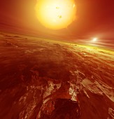 57 Cancri planetary system, illustration