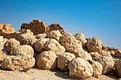 Ballista balls, Masada national park, Israel