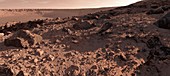 Martian surface, illustration