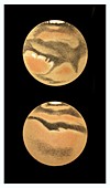 Observations of Mars in 1872, illustration