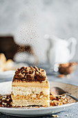 Almond layered cake