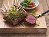 Loin of lamb with herb crust