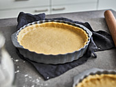 A shortcrust tart base