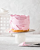 Pink grapefruit, yoghurt and cardamom chiffon cake