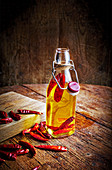 Homemade chilli oil