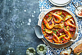 Paella in the oven