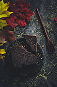 Chocolate orange cake with almond flour