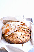 Natural yeast sourdough bread