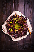 Feuille du Chene (red oak leaf salad)