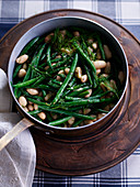 Winter beans with haricots and lemon