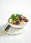 Asian-braised beef short ribs
