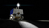 VIPER lunar robot, illustration