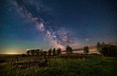 Milky Way with Jupiter and Saturn rising