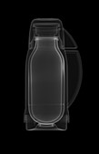 Plastic thermos flask, X-ray
