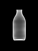 Glass milk bottle, X-ray