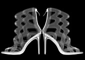 High heel shoes, X-ray