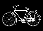 Toy bicycle, X-ray