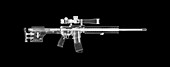 AR15 rifle, X-ray