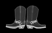 Cowboy boots, X-ray
