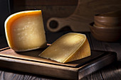 Traditional Swiss Gruyere cheese