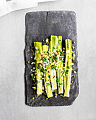 Leeks with vinaigrette